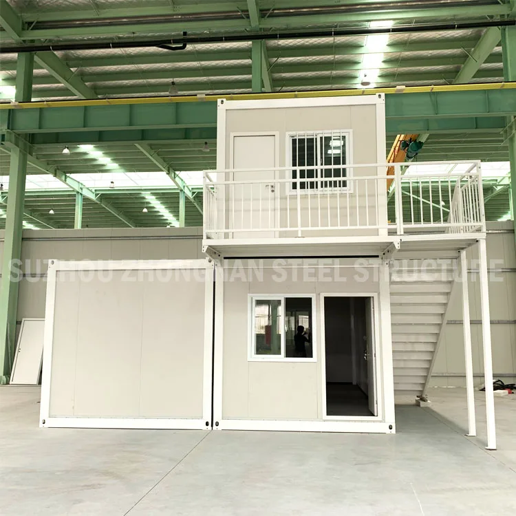 iso 20 40 container/french granny tube/sandwich panel house prefab flat pack home for business luxury shanghai