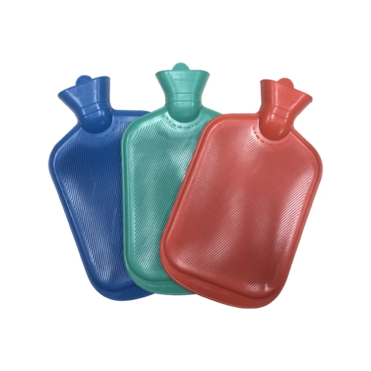 High Quality Classial Colorful Natural Rubber Hot Water Bag/hot water bottle with knitted cover/knitting cover