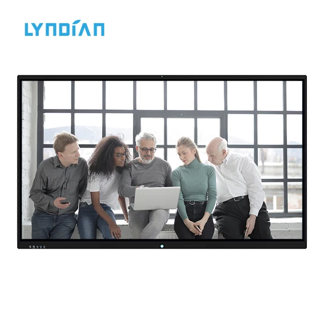 
55 interactive flat panel,led advertising digital display board industrial touch screen panel pc smartboards for classroom 
