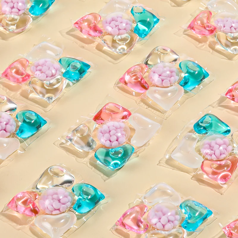 Hot concentrate Bactericide And Mite 8g Removal Clothes Washing Apparel Beads Gel Ball Capsules 5in1 Laundry Detergent Pods