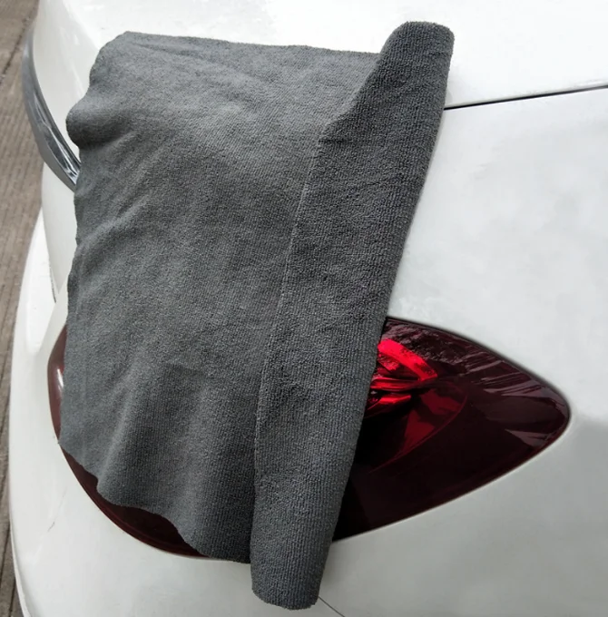 Microfiber Cleaning Towel Ultrasonic Cut Edgeless