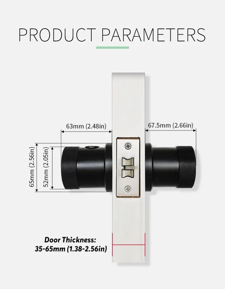 Airbnb tuya api программируемый портативный набор дверного замка смарт-цилиндр smartlock отпечатков пальцев Умный Замок
