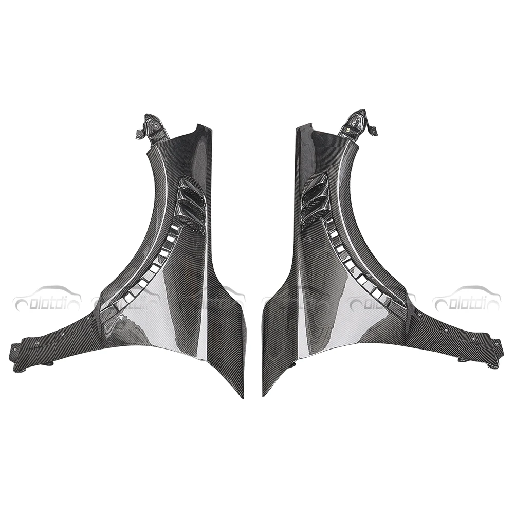 OTD Style Carbon Fiber Carbon Fiber Exterior Side Fender Vents Trim Auto Part for Honda Civic Type R FL5 2022-2023