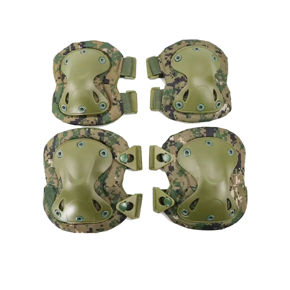 Набор тактических наколенников для мужчин четыре шт. камуфляжные спорта на открытом воздухе езды