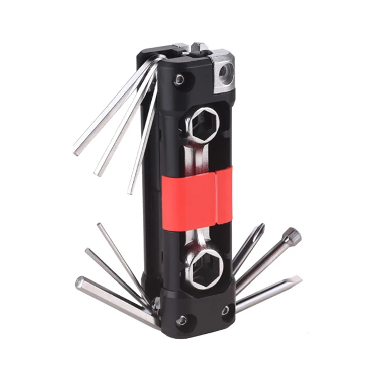Hot selling The Ultimate 16 in 1 Portable Sized Tool Kit,Compact Multi Function Bicycle Repair Tool
