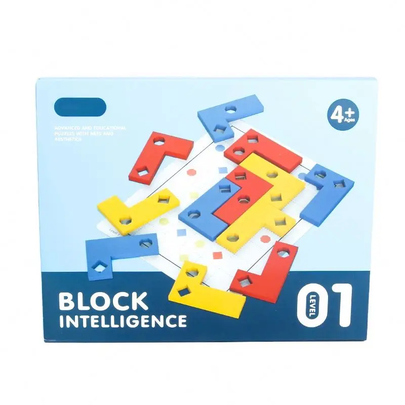 Fun block intelligence wooden education play fun board game for children