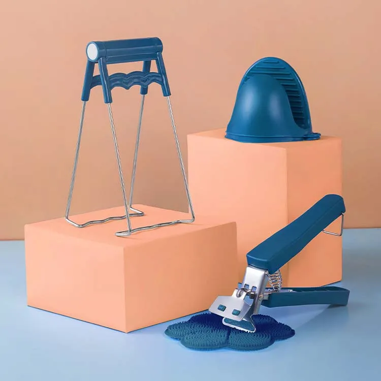 2021 Multifunctional Home Kitchen Gadgets 304 Stainless Steel Anti-scalding Bowl Clip Suit