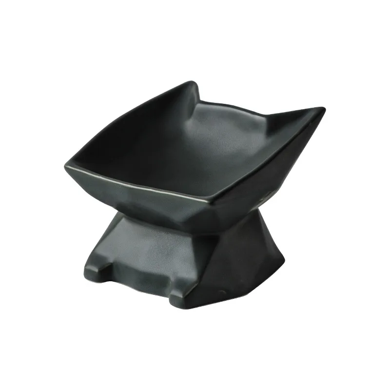 Кормушка для кошек Katzen Hunde Napf, керамическая миска под камень, под мрамор, наклон 15 градусов, под заказ