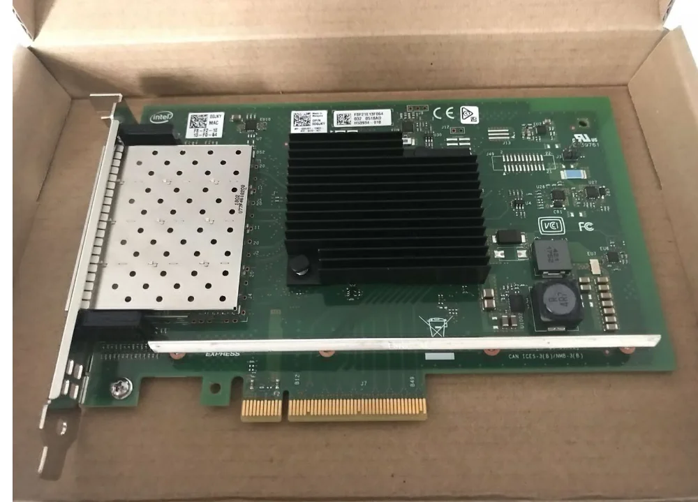 Intel X710-DA4 4-port 10Gbps SFP+ PCIe 3.0 x8 10Gbps Ethernet network card DELL
