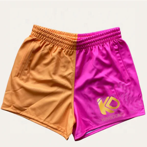 2024 The latest three color scheme Custom belted Your Logo Footy Shorts  Wear Wholesale Unisex