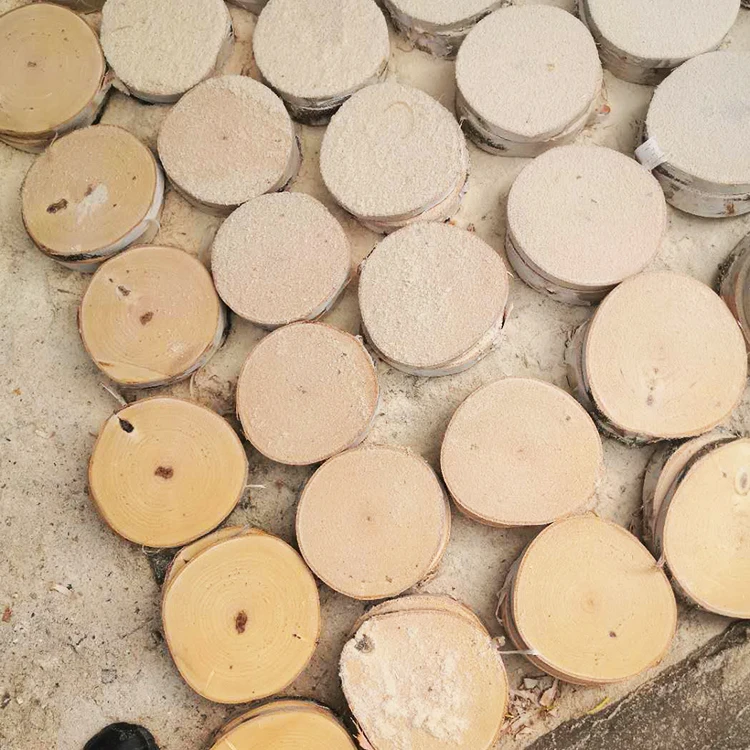 
Arts And Crafts Rustic Wood Log Fir Slices Table Decoration Cake Stand 