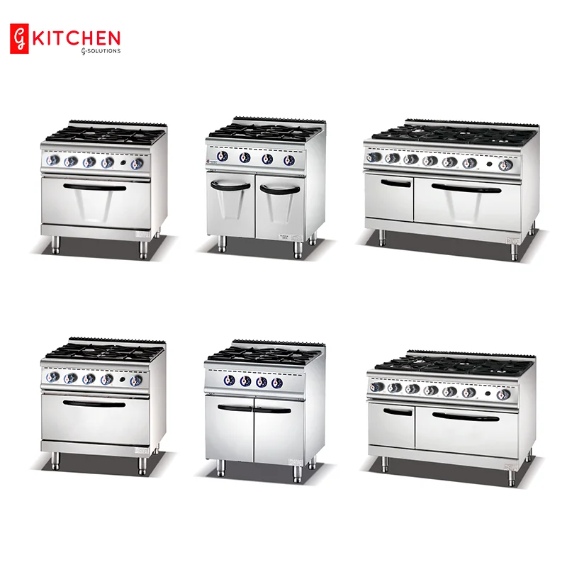 6 Burner 90 Cm Electric Range Stove With Convection Oven Gas Stove With Oven