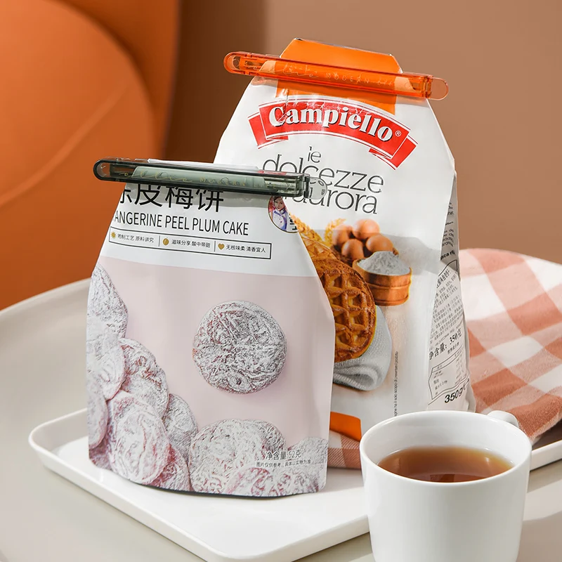 JIUYUE Creative Plastic Bag Closure Clip Food Snack Bag Sealing Clips Plastic Bags Ziplock Clips
