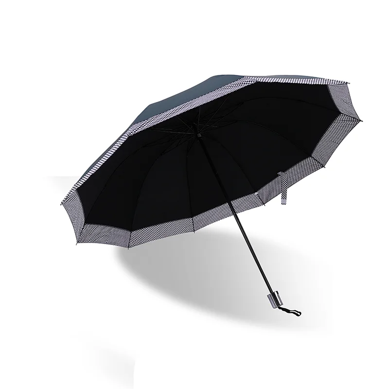 Wholesale custom logo made windproof Big branded 125cm umbrellas Cheap Promotional reverse folding umbrella