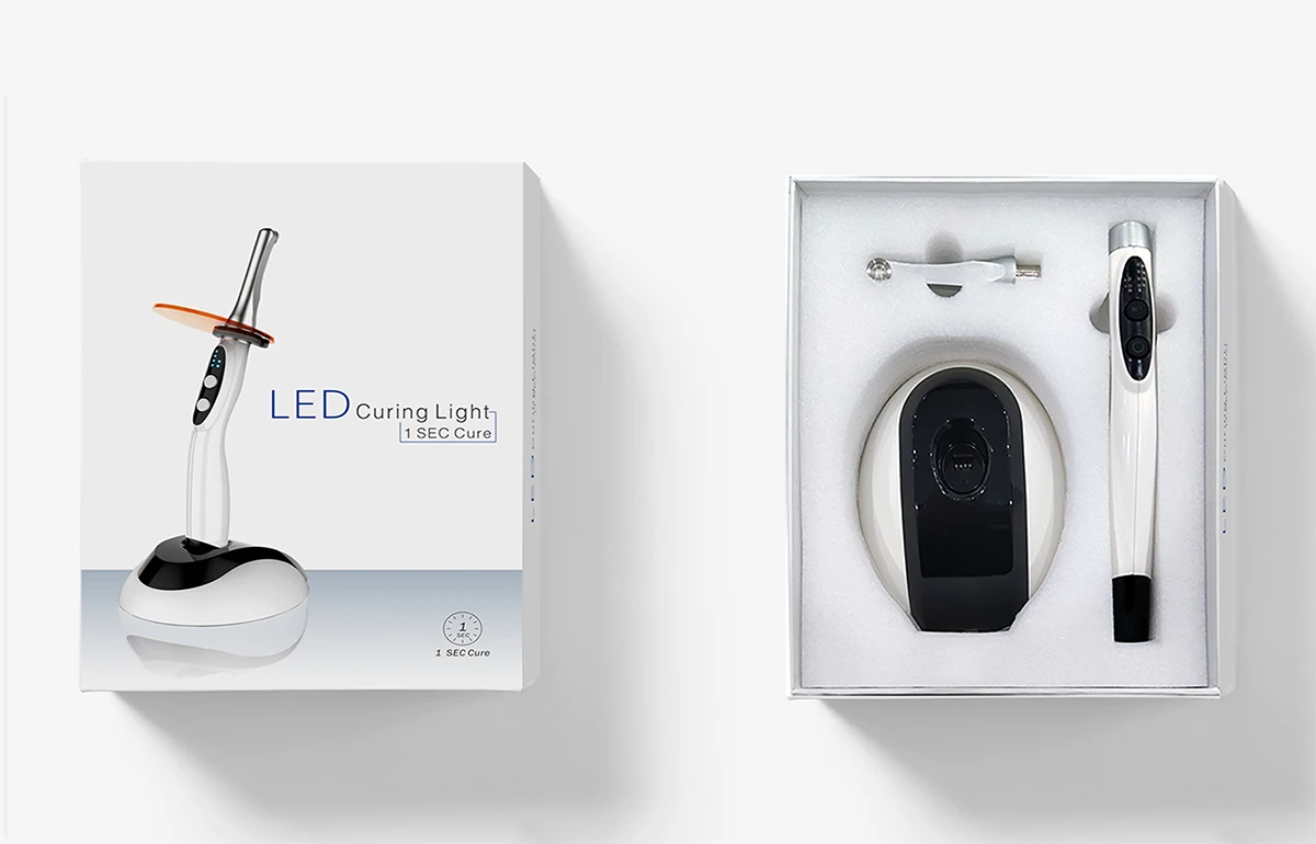 Blue Cordless LED Cure Lamp Wireless Curing Light Dental Curing Machine Can Adjustable Working Time Dental Equipment