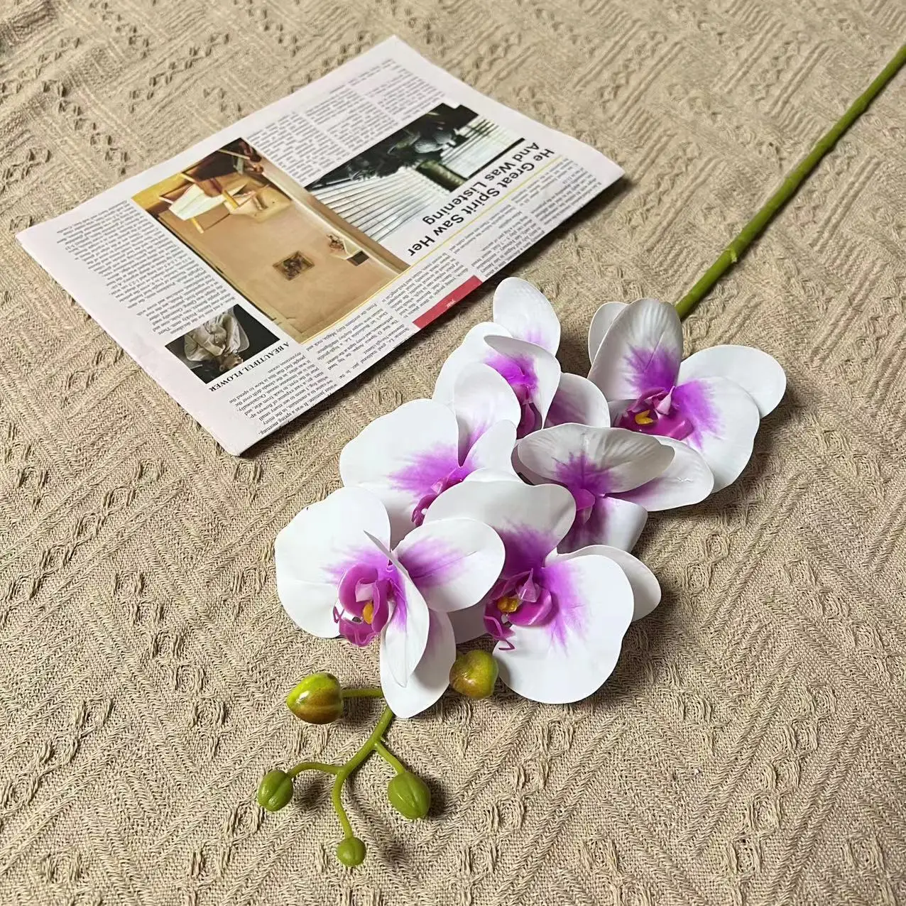 Artificial flowers factory supply bulk real natural touch artificial phalaenopsis orchids wholesale wedding decoration flowers