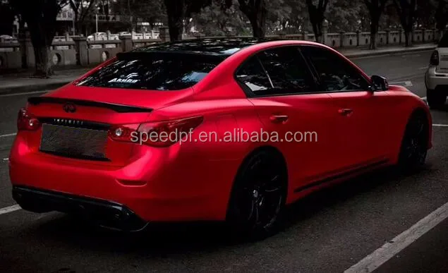 New arrive hot sales Self adhesive low price High stretch ice film vinyl wrap chrome matte