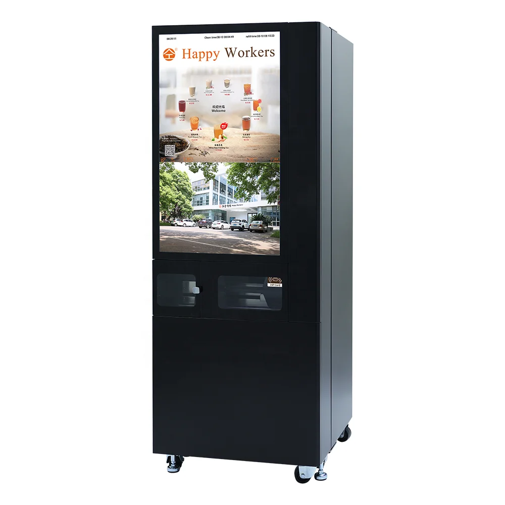 Top Fashion Robotics Arm Smart Tea Vending Machine Fully Automatic
