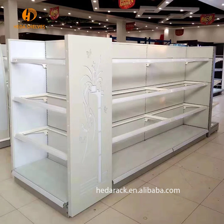Customized China manufacturer high quality supermarket grocery retail shop display shelving racks