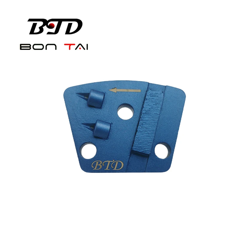 Magnet Polar System PCD Diamond Tools for Glue Removal Concrete Grinding Shoes