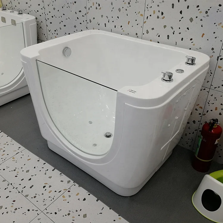 High Quality Separate Room Acrylic Bubble Surf Freestanding Installation With Control Panel  Massage Baby Spa