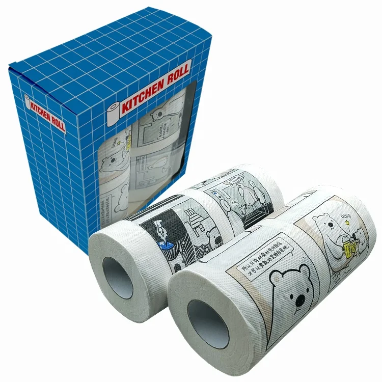 Damon-Tissue Disposable Custom Printed Paper Novelty Kitchen Towels
