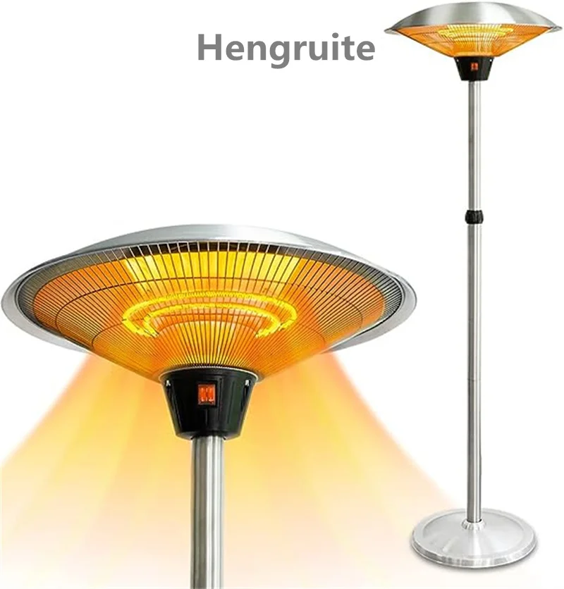 UK Plug Freestanding Electric Heater Waterproof and Remote Controlled for Indoor and Outdoor Use Wholesale Infrared Heaters