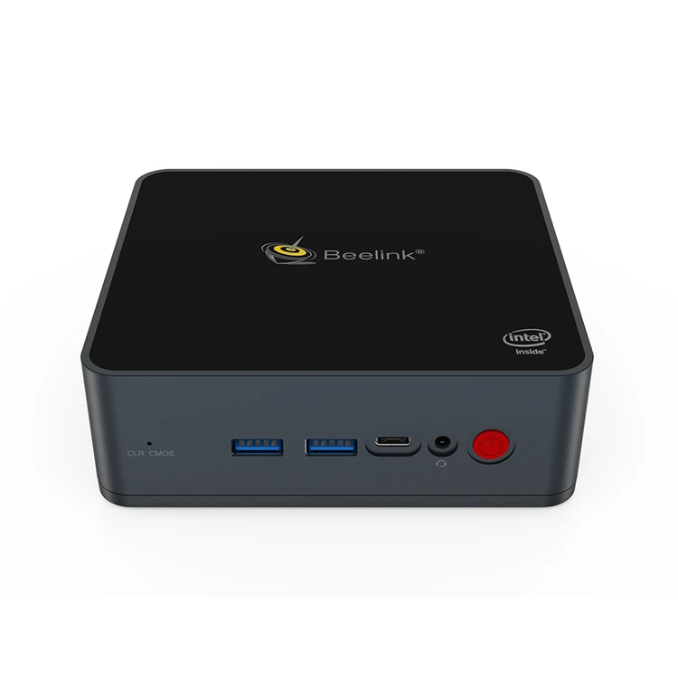 Intel Celeron J4125 Quad Core DDR4 8GB 128GB 256GB SSD Win 10 Beelink GK55 Mini PC with 1000M 2 LAN Wifi BT
