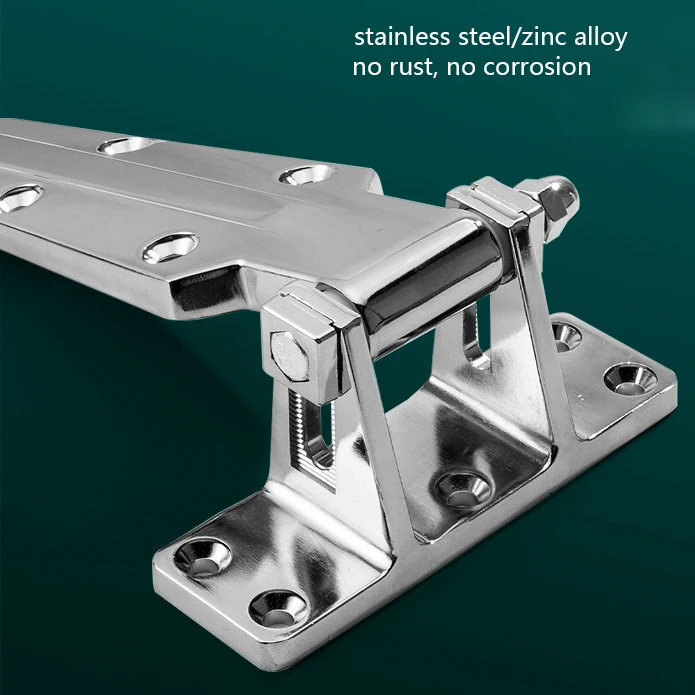 Height Adjustable Reversible Heavy Duty Oven Freezer Refrigerator Hinge Zinc Alloy Stainless Steel Cold Room Door Hinge