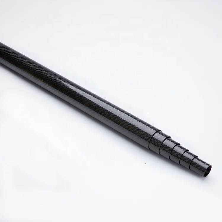 900mm 2 step telescopic carbon fiber tubes, suitable for legs lightweight pole with clamp