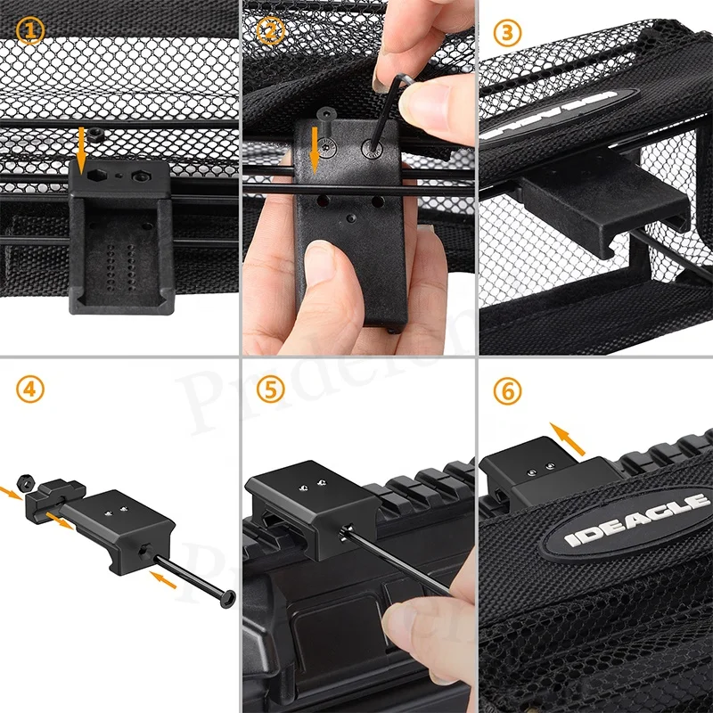 Heat Resistant Mesh FabricCatcher with Rail Mount Brass Catcher