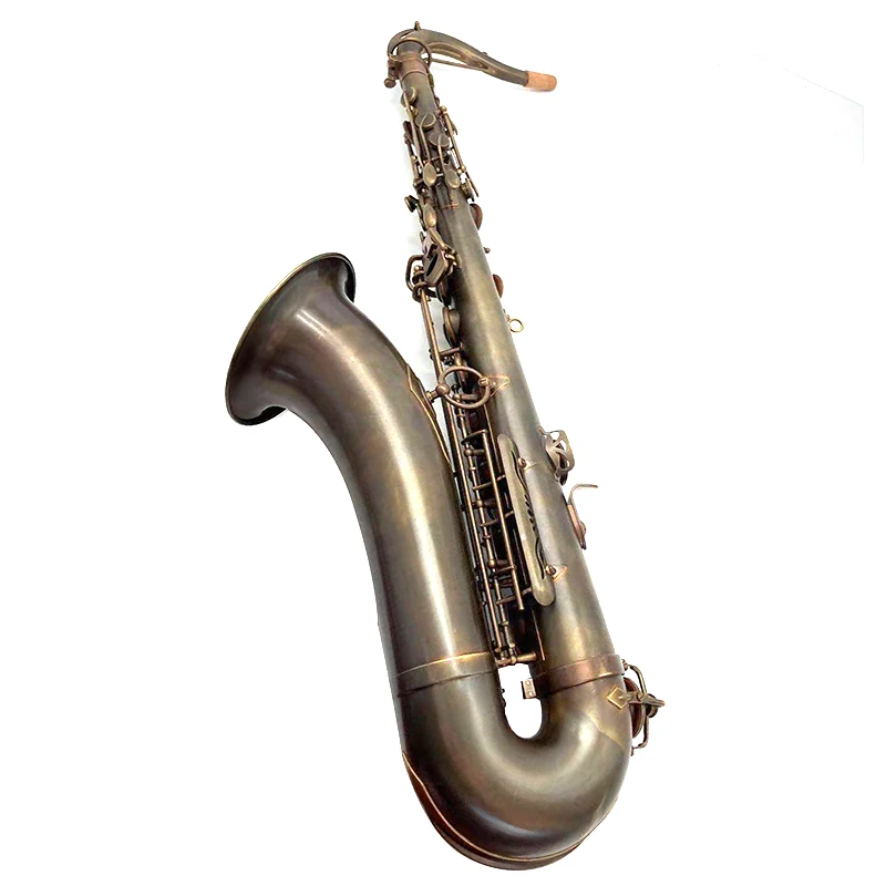 Popular market selling good sound red antique copper tenor saxophone