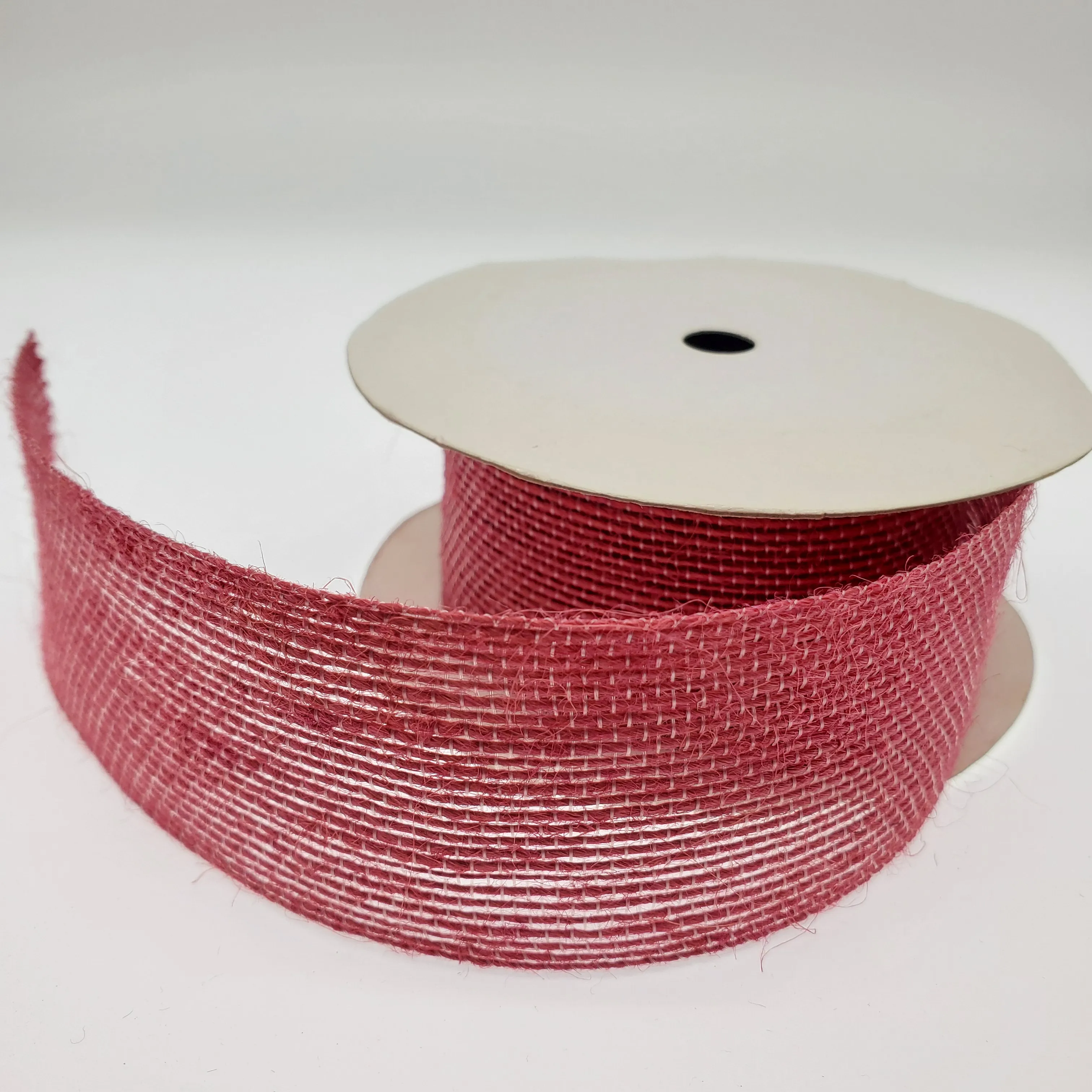 Tailor Made Wholesale Luxury Double Face Custom Color Linen Woven Natural Ribbon