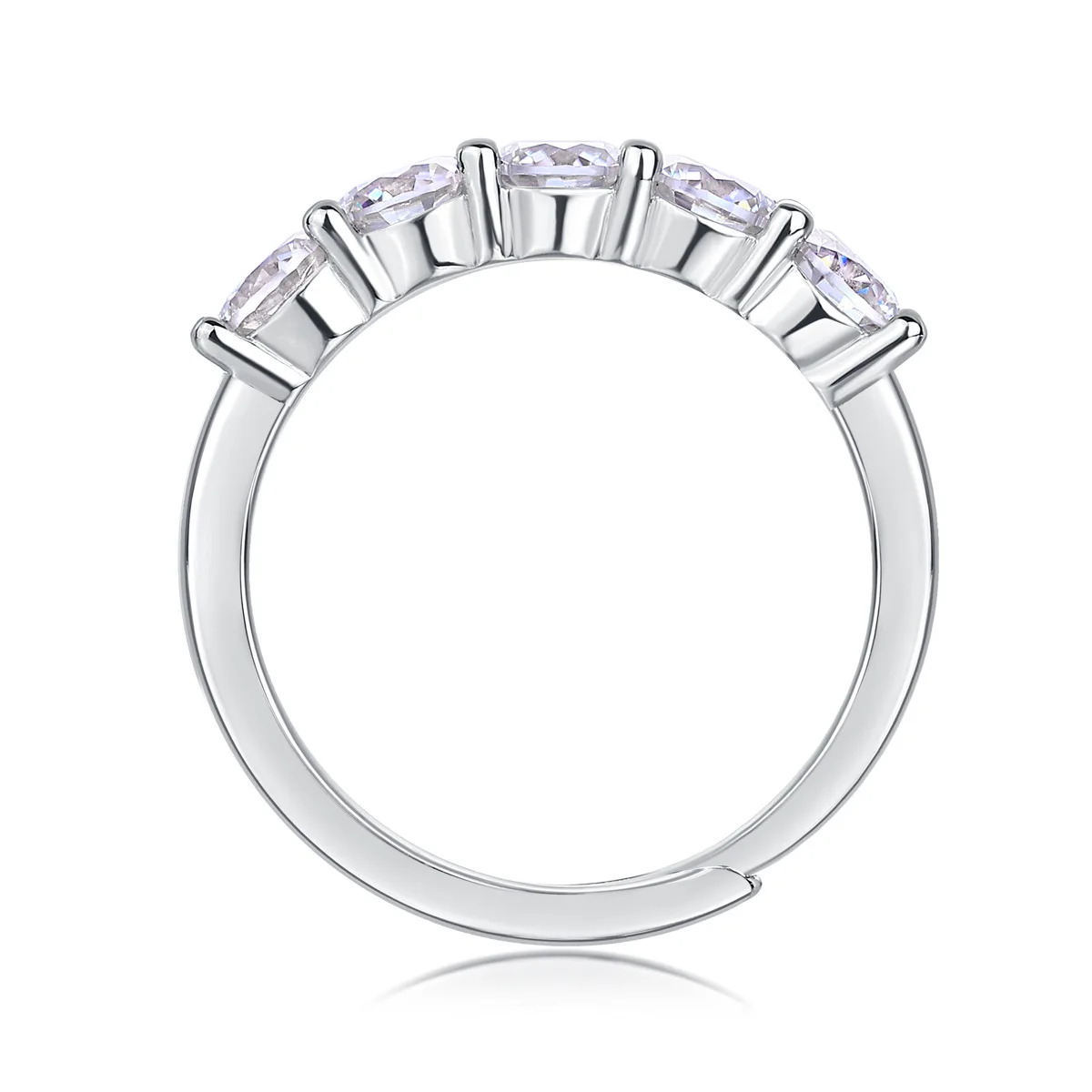 Cheap Dainty Price Bulk Jewelry Gemstone Gift Gold Plated 925 Sterling Silver Wedding Rings Finger Moissanite Ring For Girls