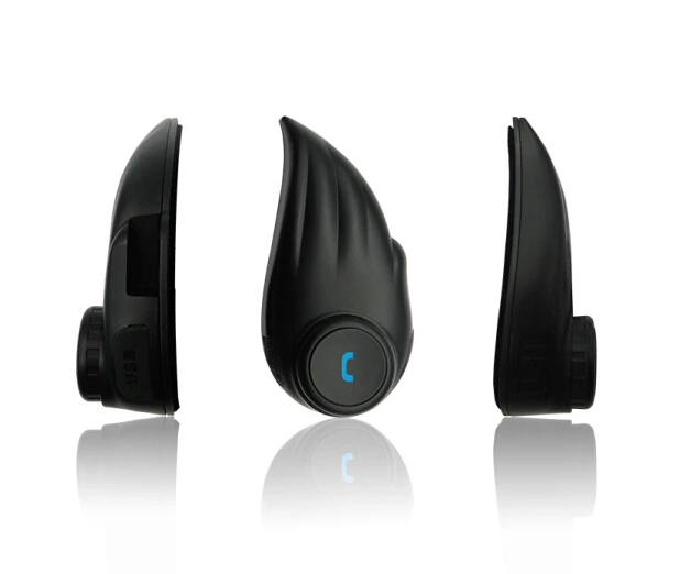 Dellking F1 Call Answering and Radio Talk Dual Audio Processing Bluetooth Helmet Headset for Motorcycle