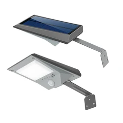 18pcs SMD LED Motion Sensor Solar Panel Solar Wall Garden Lamp