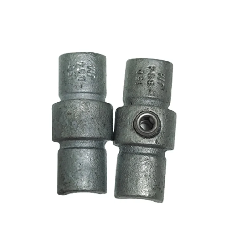 Galvanized and black malleable iron steel elbow pipe flange key clamp structural fittings Playground Fence