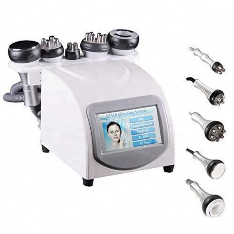 Professional 5 In 1 Radio Frequency Cavitation Vacuum Fat Burner Device Face Slimming Machines
