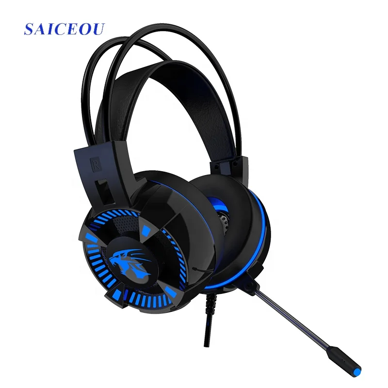 
Flexible Heavy Bass DJ Over Ear Headband 3.5mm Gaming Headphone for Computer PC Game Mobile 