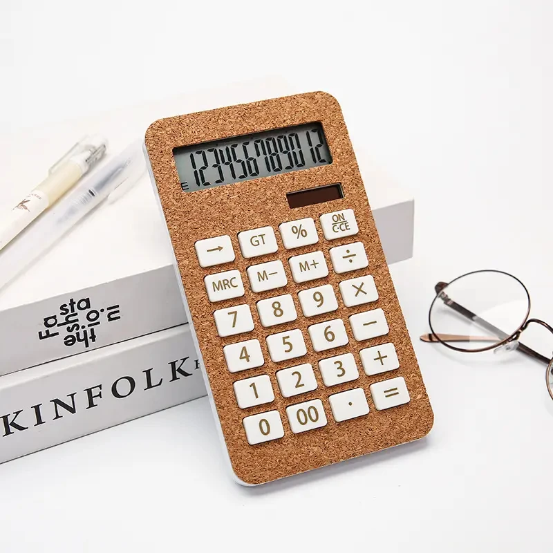 FOCUS Hot Sale Promotional Gift Custom Logo Calculator Office School Stationary Gift Calculator Solar Power