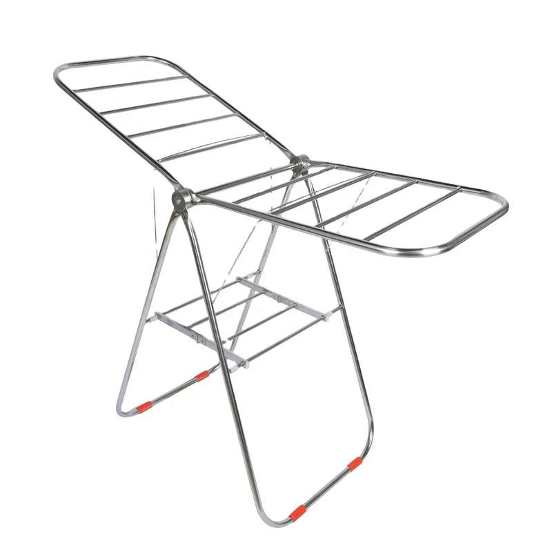 Factory promotion indoor folding wing type clothes hanger