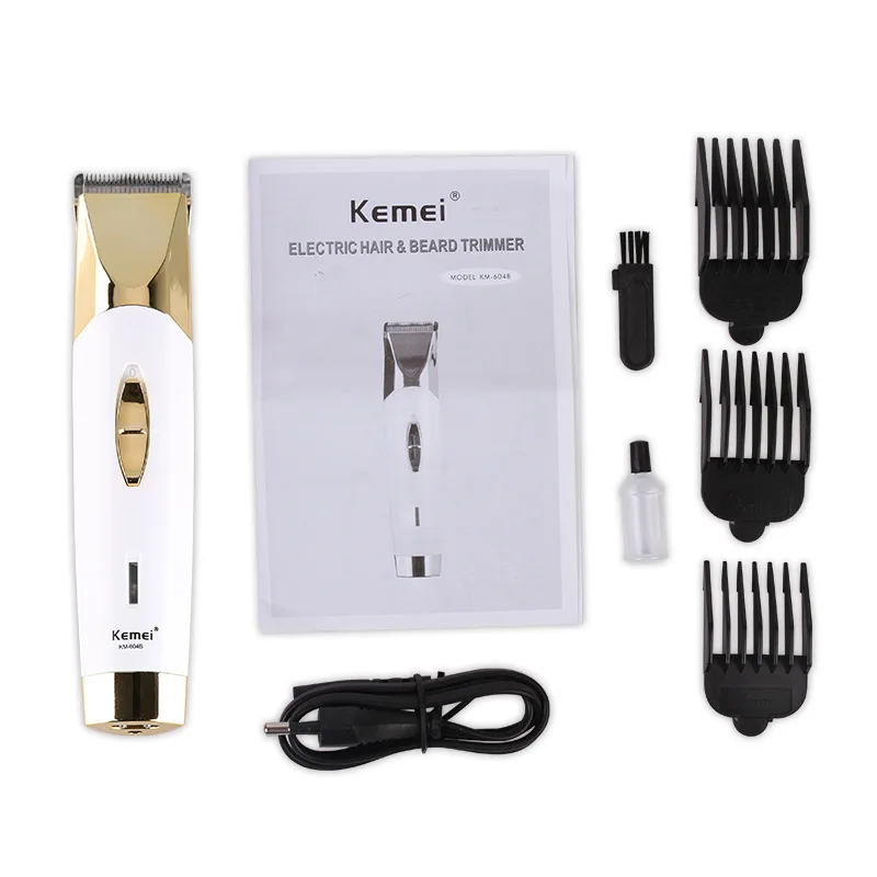
Kemei KEMEI KM-604B dry electric rechargeable dual-purpose hair clipper shave electric hair clipper electric hair clipper 