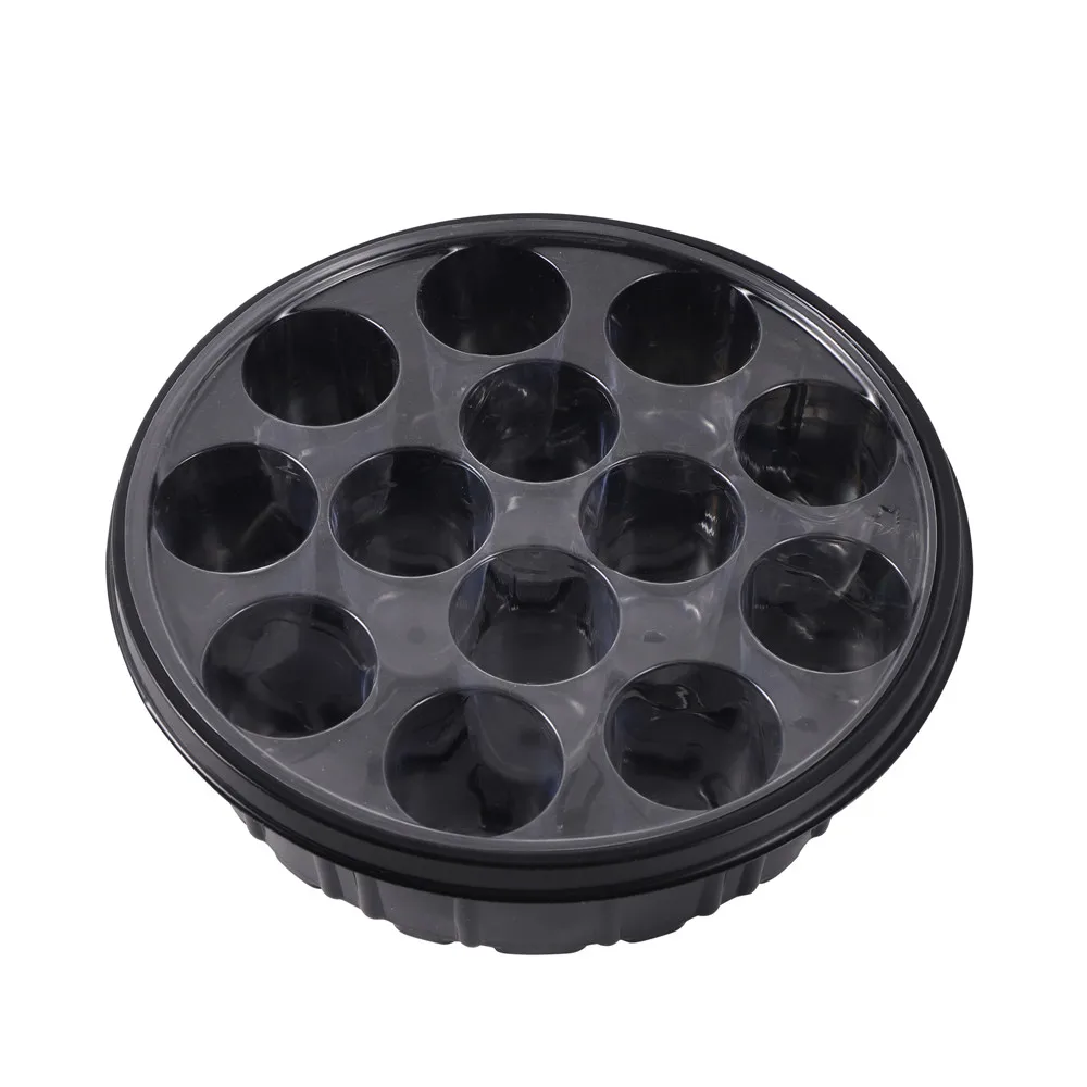 Growing Tray Seedling 13 Cell Seeding Box Mini Seedlings Propagator Greenhouse Grow Trays Dome