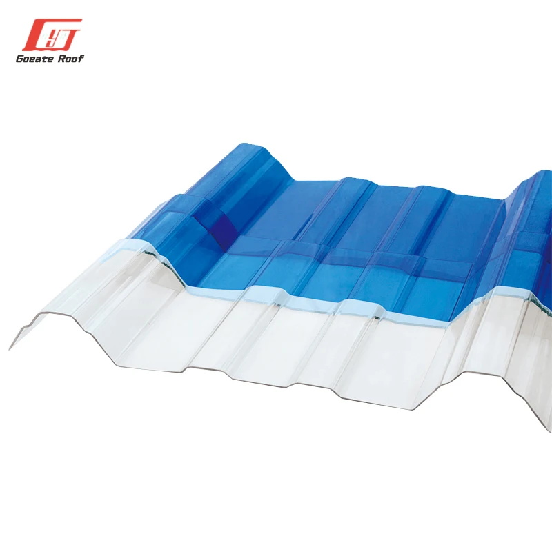 Roof skylight uv coated polycarbonate sheet greenhouse corrugated pc sheet