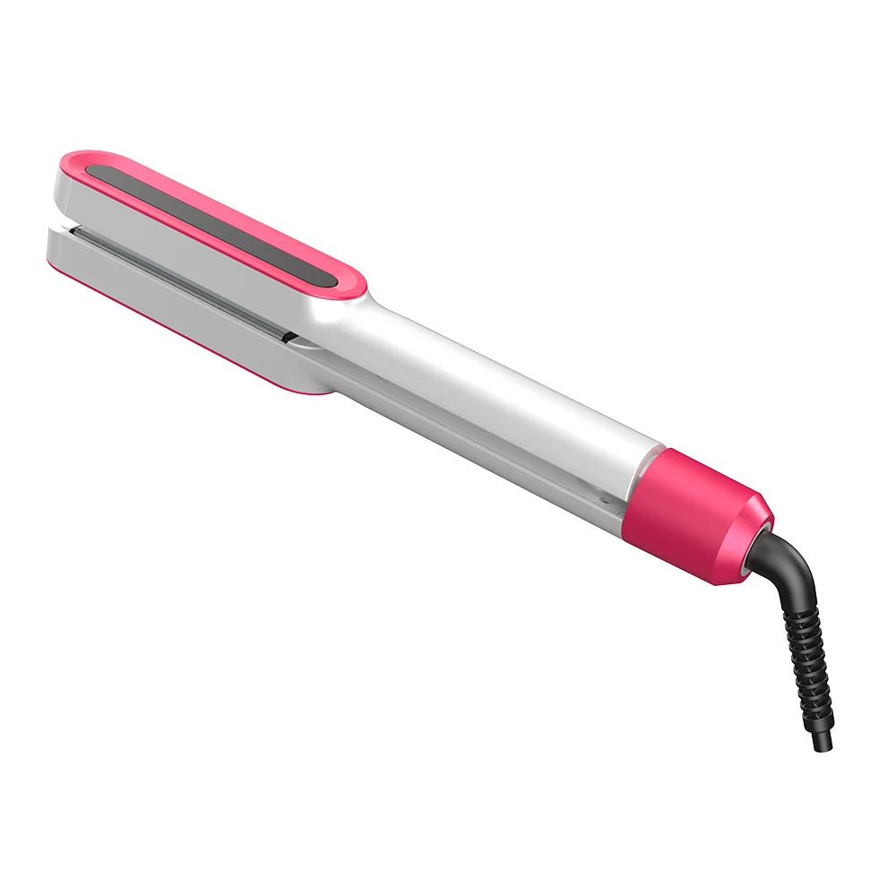 Korean Infrared Professional Rebonding Flat Iron Automatic Rotating 3 in 1 Flat Plates Hair Straightener