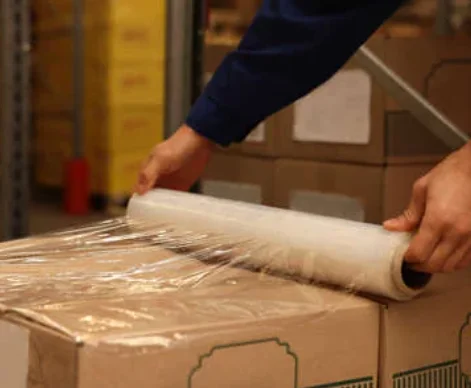 Stretch Film China Manufacturer Pallet Wrapping With Printing Logo Hand Manual Use Strech Hand stretch 23 micron Wrap film