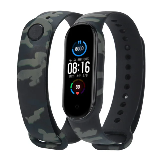 
New design silicone strap smart watch mi band For Xiaomi Mi 3 4 5 Band 