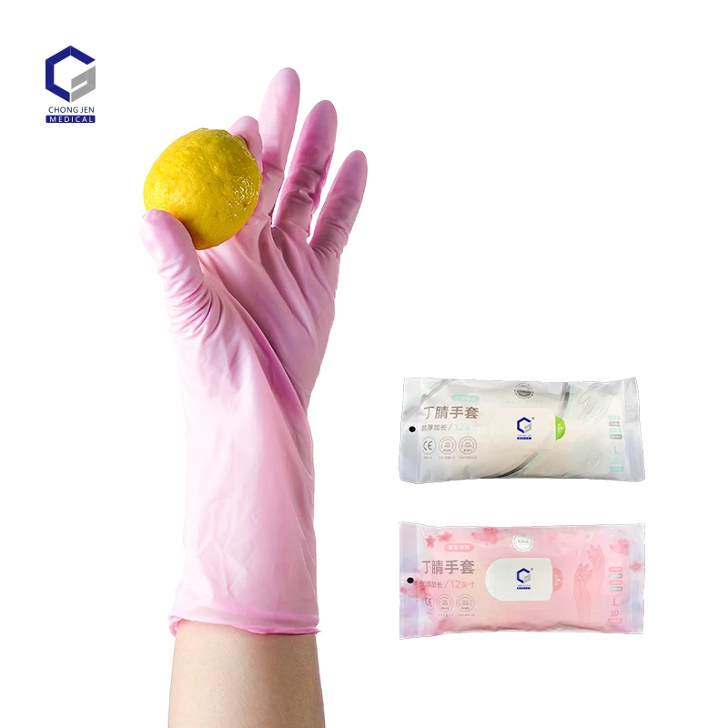 Custom Logo Latex Free Powder Free Disposable Gloves Tattoo Cleaning Cooking Garden Spa Beauty Salon Nail Art Nitrile Gloves