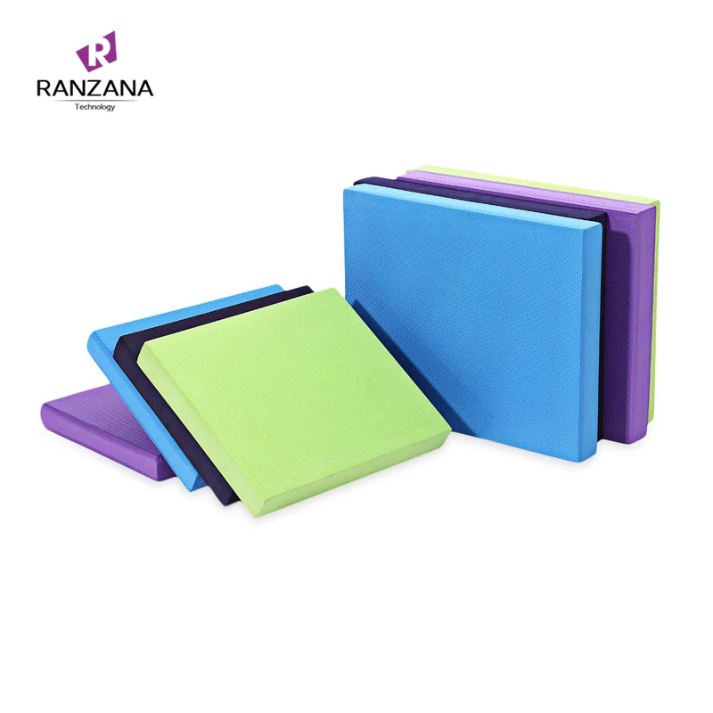 Eco Friendly Gym Exercise Balance Pad Soft TPE Foam Material 50*40*6cm Yoga Balance Pad
