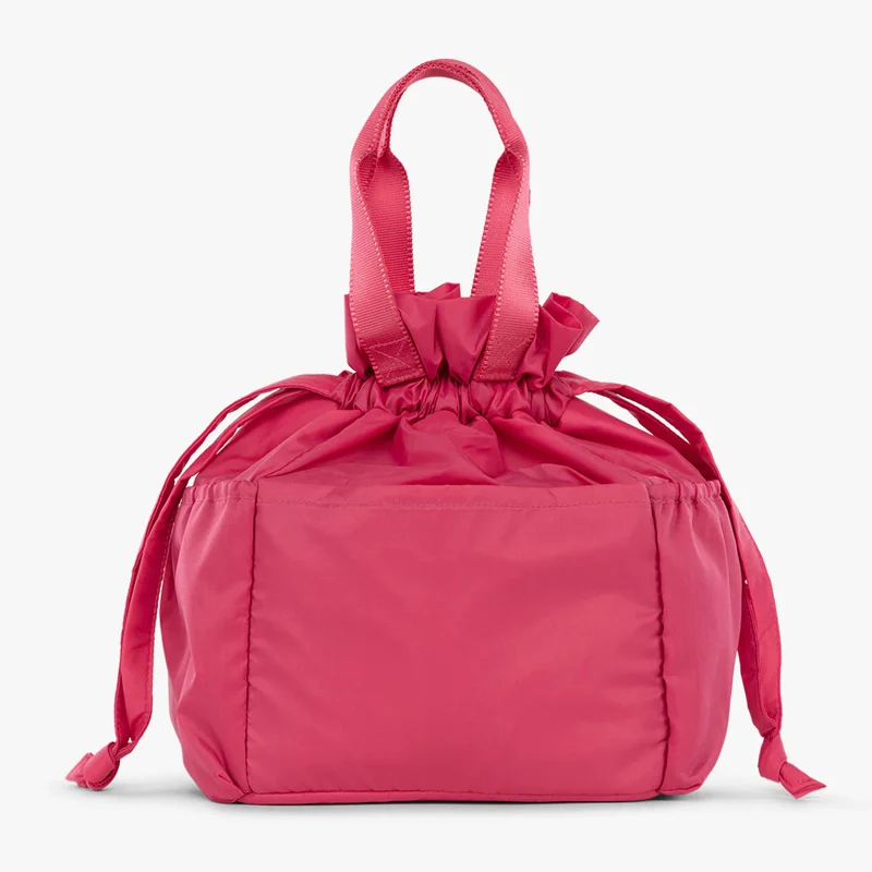 2023 New Custom Soft Cake Cooler Foldable Portable PEVA Capacity Women Packaging Pink Adult Sublimation Lunch Bag